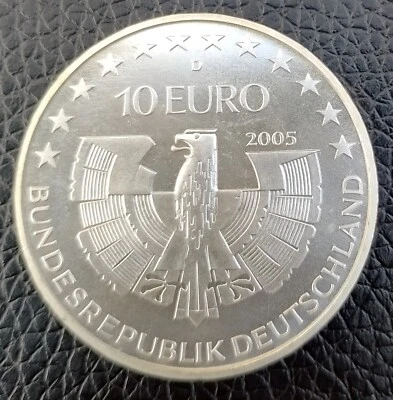 Germany silver coin, 10 euro, 2005, Nationalpark - Image 1 of 2