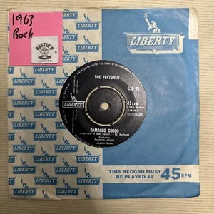THE VENTURES - DAMAGED GOODS 7” Vinyl Record Single VG+ - Picture 1 of 4