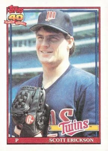 1991 Topps #234 Scott Erickson - Picture 1 of 2