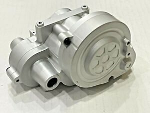 Aluminum Transmission Gearbox W/ Motor Mount for 1/10 Axial RBX10 Ryft 4WD Silve