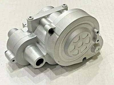 Aluminum Transmission Gearbox W/ Motor Mount for 1/10 Axial RBX10 Ryft 4WD Silve - Image 1 of 4