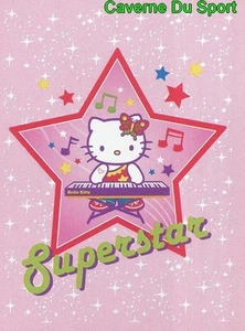 100 HELLO KITTY SUPERSTAR CHROM FIGUREN STICKER VIGNETTEN 2009 PANINI - Bild 1 von 2