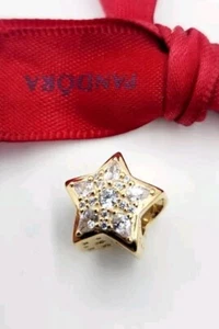 Authentic Pandora Sterling Silver SHINE™ Celestial Star Charm 768466C01 - Picture 1 of 10