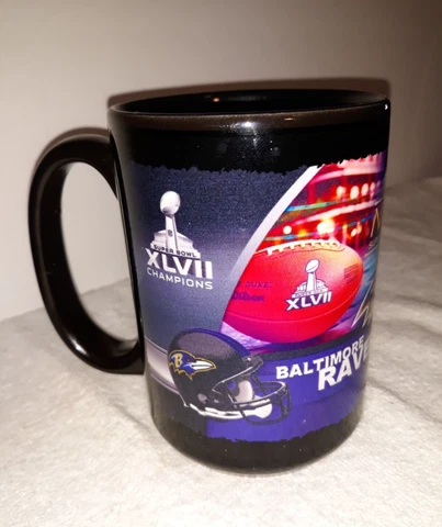 Baltimore Ravens Super Bowl XLVII Collectible Coffee Mug Cover