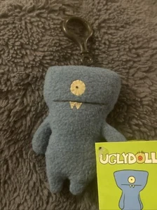 Peluche Uglydoll WEDGEHEAD Blue Monster 4" clip clé Gund neuf avec étiquette - Photo 1 sur 7
