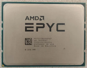 AMD EPYC 7371 3.10GHz 16Core 32threads 64MB Socket SP3 CPU Processor UNLOCKED - Afbeelding 1 van 2