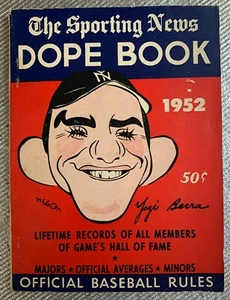 1952 Sporting News MLB Dope Book - Yogi Berra - Picture 1 of 1