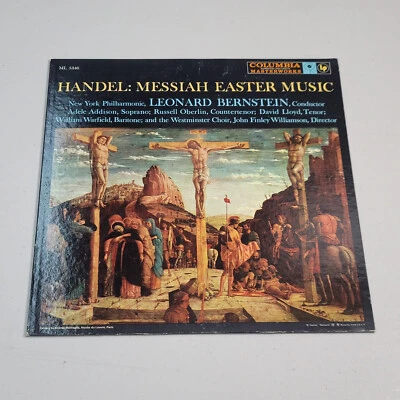Handel: Messiah Easter Music New York Philharmonic Bernstein Vinyl Record 33 1/3 - Image 1 of 4