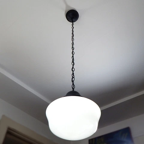 Vintage Schoolhouse Pendant Ceiling Light Fixture Cover