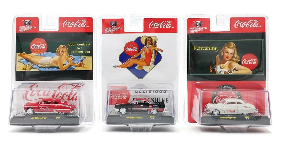 Nuevas Máquinas M2 1:64 Coca-Cola Bellezas de Baño (Lanzamiento BB03) Diecast Foto 1 de 1