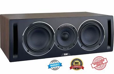 Altavoz central de referencia Uni-Fi ELAC UCR52-BK 5 1/4” - negro con nogal Foto 1 de 4