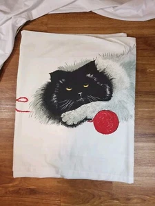 Vintage Tastemaker Cat with Yarn 1979  Full Sheet - Picture 1 of 4