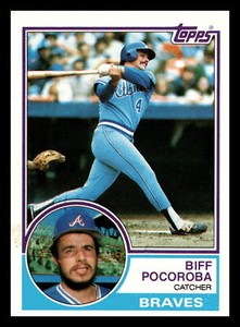 1983 Topps Biff Pocoroba Atlanta Braves #676 VG-EX Vintage