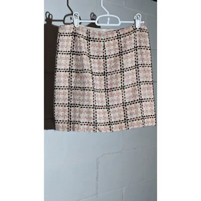 Mini-saia xadrez I.N.C International Concepts Y2K Boucle tweed 6 pequena - Imagem 1 de 4
