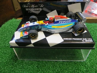 MINICHAMPS F1 JORDAN PEUGEOT EJR 195 1995 EDDIE IRVINE #15 1/43 950015 SIN USAR, EN CAJA Foto 1 de 4