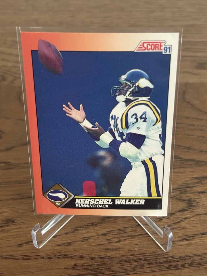 1991 Score - Herschel Walker #348 - Image 1 of 2