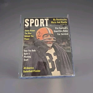 Rivista sportiva gennaio 1962 NFL Jimmy Jim Brown All-America NFL Football vintage - Foto 1 di 13