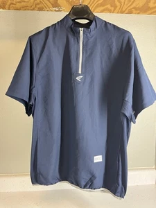 Chaqueta Easton NUEVA CON ETIQUETAS 1/4 Cremallera Alpha Cage Para Hombre XL Azul Manga Corta Béisbol Bateo - Imagen 1 de 10