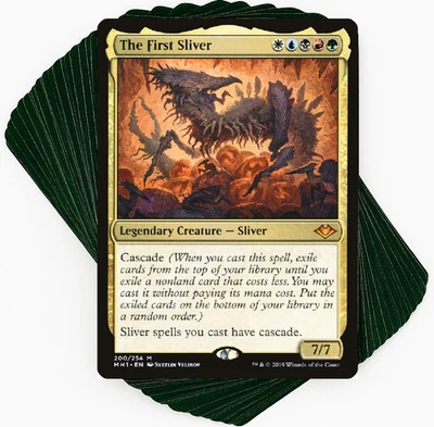 ***Custom Commander Deck*** The First Sliver - Sliver Cascade - EDH Magic Cards - Image 1 of 4