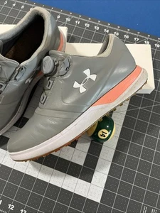 Under Armour Performance Women’s Golf Shoes Size 8 Gray / Pink BOA Spikeless - Bild 1 von 10