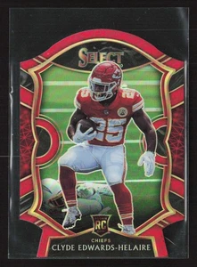 Clyde Edwards-Helaire 2020 Panini Select #54 Red Prizm Die Cut Chiefs - Bild 1 von 2