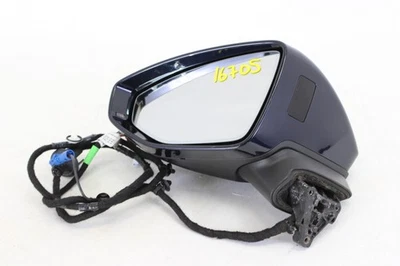 2019 - 2025 AUDI A6 QUATTRO FRONT LEFT DOOR SIDE MIRROR ASSEMBLY BLUE OEM #16705 - Image 1 of 4