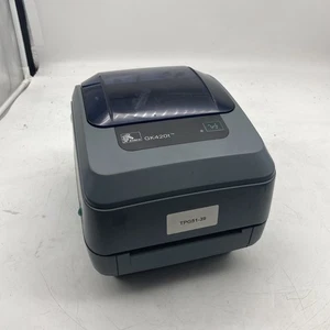 Zebra GK420T Label Thermal Transfer Printer Tested - No PSU - Afbeelding 1 van 10