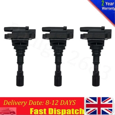 3pcs New Ignition Coil 27300-39800 For Kia Sorento 2003-2006 3.5L V6 UF431 - Image 1 of 4