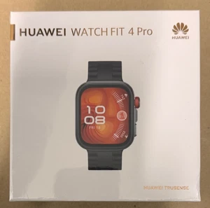 HUAWEI WATCH FIT 4 PRO 46MM SAPPHIRE TITANIUM AMOLED SMARTWATCH - BLACK NEW - Picture 1 of 1