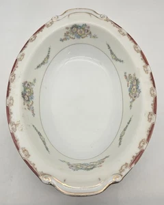 Cuenco para servir verduras ovalado pintado a mano Emperatriz China vintage Japón - Imagen 1 de 15