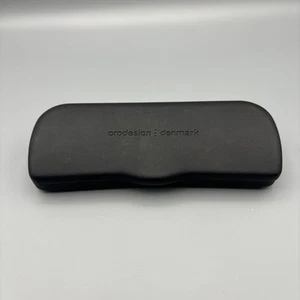 Prodesign Denmark Eyeglasses Black Semi-Hard Flip Top Case - Picture 1 of 6