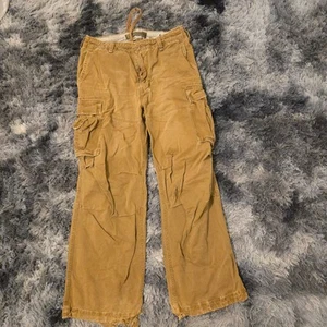Pantalones cargo de colección Abercrombie Fitch para hombre 34x33 lona militar paracaidista Gorp - Imagen 1 de 12