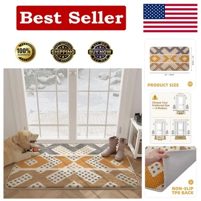 Alfombrilla absorbente interior 24"x36" - diseño resistente a las manchas y de bajo perfil Foto 1 de 4