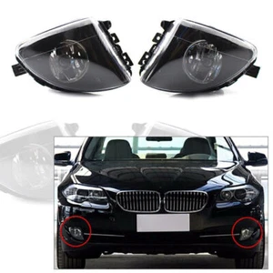 Pair LH+RH Front Fog Light Lamp For BMW 5-Series F10 535i 550i 528i 2011-2013 12 - Picture 1 of 8