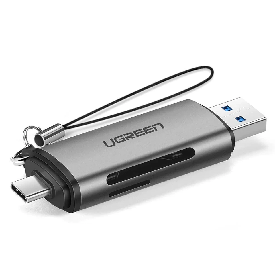 UGREEN 2-in-1 USB-C OTG Kartenlesegerät (50706)