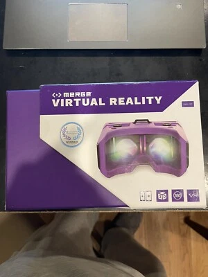 Merge 360 VR and AR Virtual Reality Goggles - Pulsar Purple  - Image 1 of 4