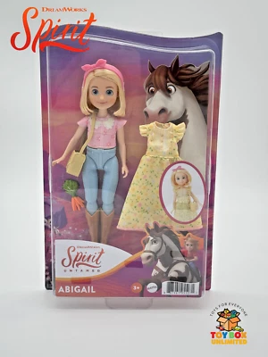 Mattel GXF19 -DreamWorks- Spirit Frei und Ungezähmt Puppe mit Zubehör, Abigail