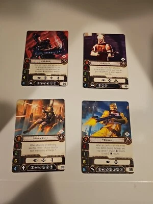 Star Wars X-Wing Miniatures Bounty Hunter Promo Card Set 2018 System Open. - Image 1 of 4