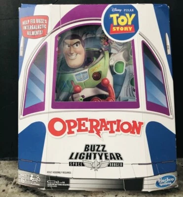 Hasbro Gaming Operation Disney Pixar Toy Story Buzz Lightyear Board Game NEW - Image 1 of 4