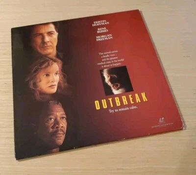 Outbreak Laserdisc 1995 Laser Disc Dustin Hoffman Russo Freeman Sutherland Foto 1 de 4