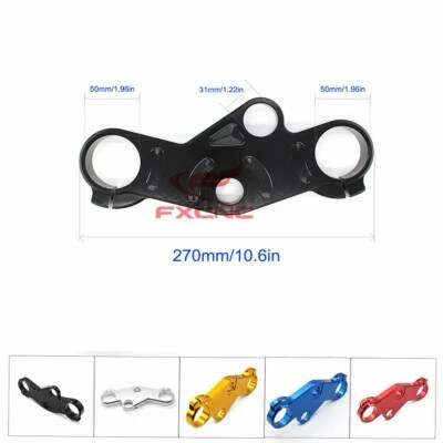 Abrazadera superior delantera triple árbol para Suzuki GSXR600 GSXR750 2001-2002 Foto 1 de 4