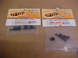 OFNA 10769 (2 PKGS) = SERVO SAVER INSERTS: ALL RADIOS (NEW) - Picture 1 of 2