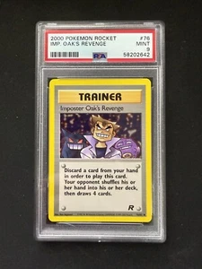 2000 Pokémon Rocket - Imposter Oak's Revenge - 076/082 Eng PSA 9 - Picture 1 of 2