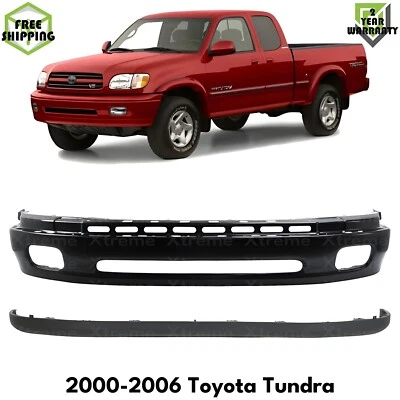 Front Bumper Paintable & Valance Textured For 2000-2006 Toyota Tundra Base SR5 Foto 1 de 4