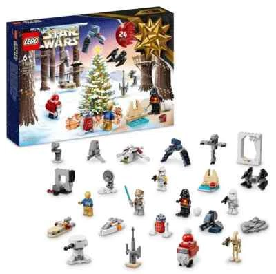 LEGO 75340 Star Wars 2022 Advent Calendar Building Toy Set NEW Santa R2D2 C3PO - Image 1 of 4