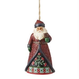 Adorno Jim Shore Holiday Manor Santa Bell-6012888 - Imagen 1 de 2