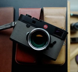 Leica M10 Real leather skin / film  - Arte di mano - - Picture 1 of 5