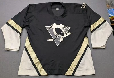 Camiseta deportiva vintage CCM Maska Air Knit Pittsburgh Penguins talla XL para adulto Foto 1 de 4