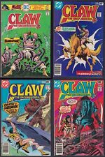 Claw the Unconquered 3 10 11 12 DC Bronze Age Lot of 4