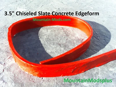 1 Concrete Cement Slate Stone Step Stair pool Liner Edge Form Mold 3.5" x8ft New - Image 1 of 4
